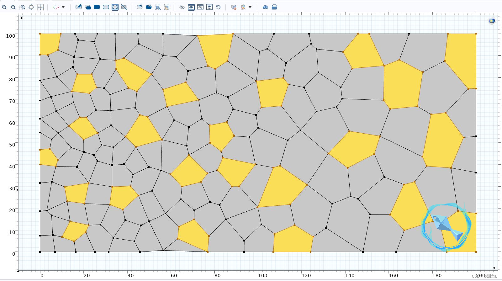 comsol狄利克雷镶嵌
